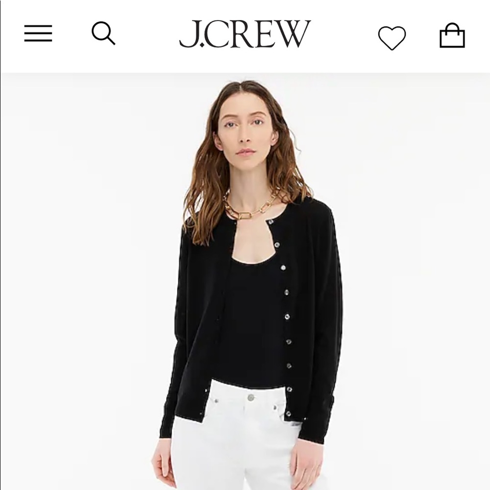 J. Crew black cardigan